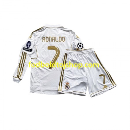 Real Madrid Cristiano Ronaldo 7 2011 Børn Hjemme trøje L/S